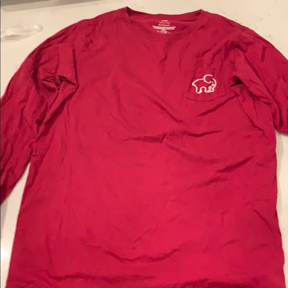 Dark red women’s ivory Ella volleyball shirt